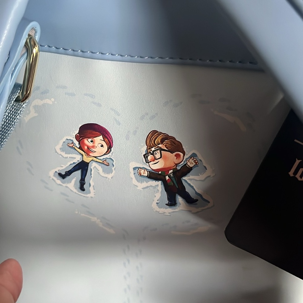 NWT SET Disney Pixar Loungefly UP mini backpack and wallet set - Picture 11 of 16